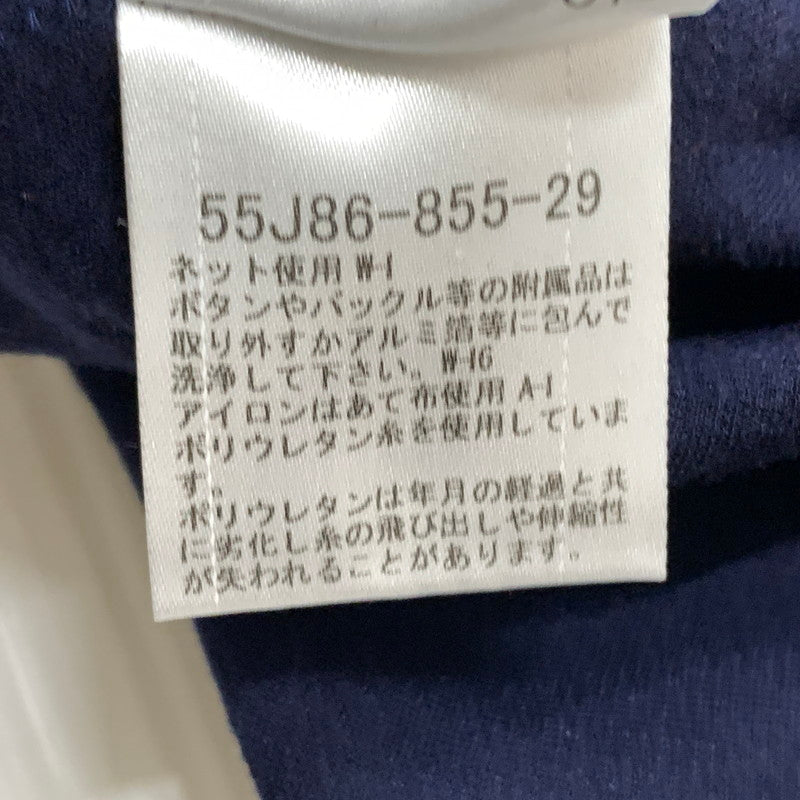 【中古品】【レディース】 BLUE LABEL CRESTBRIDGE ブルーレーベル クレストブリッジ DRESS 55J86-855-29 ドレス トップス ワンピース 168-260820-sa-06-tei サイズ：38 カラー：ネイビー 万代Net店