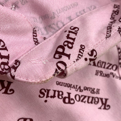 【中古品】【レディース】 KENZO ケンゾー × VERDY ヴェルディ 別注コラボ SHIRT DRESS "PINK" KZ-0245 シャツ ドレス ピンク 長袖 トップス ワンピース 168-260820-sa-05-tei サイズ：36 カラー：ピンク 万代Net店
