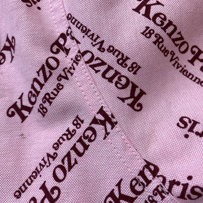 【中古品】【レディース】 KENZO ケンゾー × VERDY ヴェルディ 別注コラボ SHIRT DRESS "PINK" KZ-0245 シャツ ドレス ピンク 長袖 トップス ワンピース 168-260820-sa-05-tei サイズ：36 カラー：ピンク 万代Net店