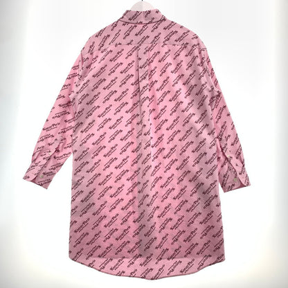 【中古品】【レディース】 KENZO ケンゾー × VERDY ヴェルディ 別注コラボ SHIRT DRESS "PINK" KZ-0245 シャツ ドレス ピンク 長袖 トップス ワンピース 168-260820-sa-05-tei サイズ：36 カラー：ピンク 万代Net店