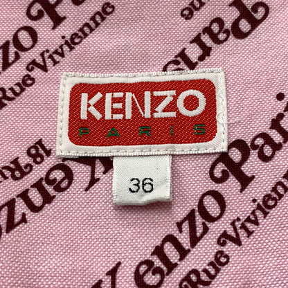 【中古品】【レディース】 KENZO ケンゾー × VERDY ヴェルディ 別注コラボ SHIRT DRESS "PINK" KZ-0245 シャツ ドレス ピンク 長袖 トップス ワンピース 168-260820-sa-05-tei サイズ：36 カラー：ピンク 万代Net店