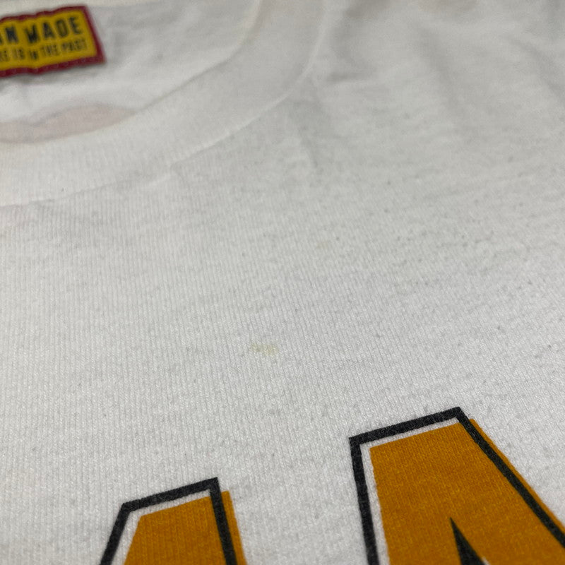 【現状渡し品】【メンズ】 HUMAN MADE ヒューマンメイド 25SS GRAPHIC S/S T-SHIRT HM29CS047 グラフィック ショートスリーブ Tシャツ 半袖 トップス 142-260820-ko-03-teih サイズ：XL カラー：ホワイト 万代Net店