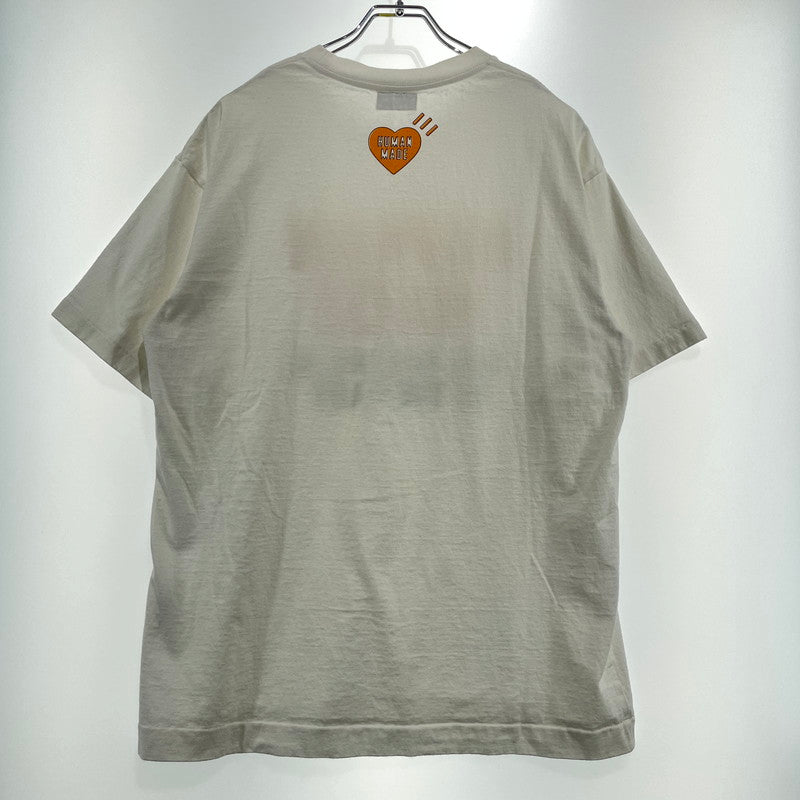 【現状渡し品】【メンズ】 HUMAN MADE ヒューマンメイド 25SS GRAPHIC S/S T-SHIRT HM29CS047 グラフィック ショートスリーブ Tシャツ 半袖 トップス 142-260820-ko-03-teih サイズ：XL カラー：ホワイト 万代Net店