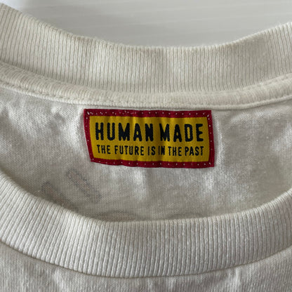 【現状渡し品】【メンズ】 HUMAN MADE ヒューマンメイド 25SS GRAPHIC S/S T-SHIRT HM29CS047 グラフィック ショートスリーブ Tシャツ 半袖 トップス 142-260820-ko-03-teih サイズ：XL カラー：ホワイト 万代Net店