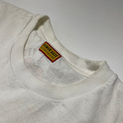 【現状渡し品】【メンズ】 HUMAN MADE ヒューマンメイド 25SS GRAPHIC S/S T-SHIRT HM29CS047 グラフィック ショートスリーブ Tシャツ 半袖 トップス 142-260820-ko-03-teih サイズ：XL カラー：ホワイト 万代Net店