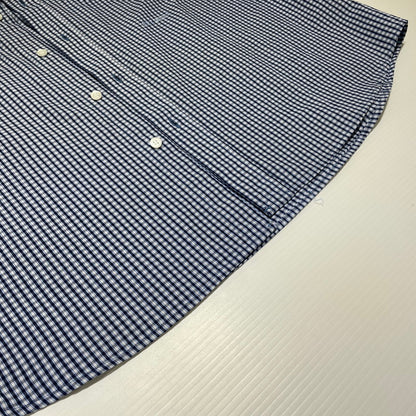 【中古品】【メンズ】 HUMAN MADE ヒューマンメイド CHECK B.D. L/S SHIRT HM29SH012 チェック ボタンダウン ロングスリーブ シャツ 長袖 トップス 142-260820-ko-08-teih サイズ：L カラー：ブルー 万代Net店