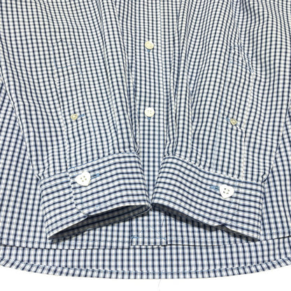 【中古品】【メンズ】 HUMAN MADE ヒューマンメイド CHECK B.D. L/S SHIRT HM29SH012 チェック ボタンダウン ロングスリーブ シャツ 長袖 トップス 142-260820-ko-08-teih サイズ：L カラー：ブルー 万代Net店