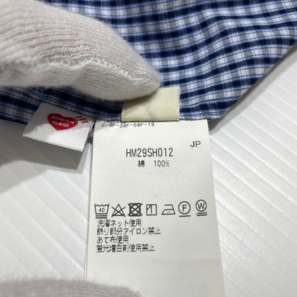 【中古品】【メンズ】 HUMAN MADE ヒューマンメイド CHECK B.D. L/S SHIRT HM29SH012 チェック ボタンダウン ロングスリーブ シャツ 長袖 トップス 142-260820-ko-08-teih サイズ：L カラー：ブルー 万代Net店