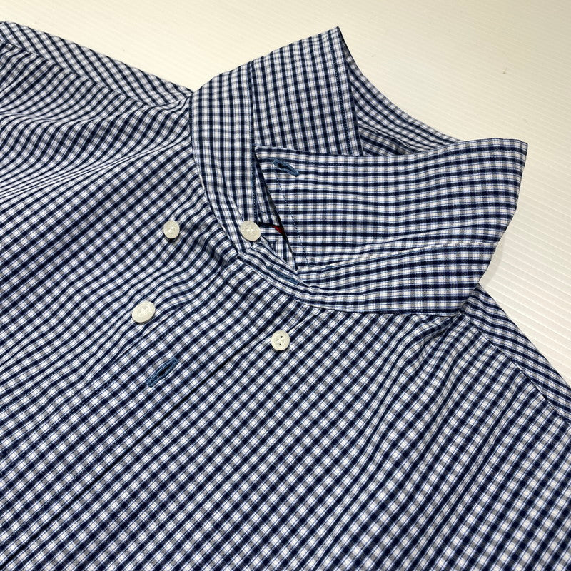 【中古品】【メンズ】 HUMAN MADE ヒューマンメイド CHECK B.D. L/S SHIRT HM29SH012 チェック ボタンダウン ロングスリーブ シャツ 長袖 トップス 142-260820-ko-08-teih サイズ：L カラー：ブルー 万代Net店