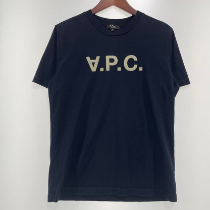 【中古品】【メンズ】 A.P.C. アーペーセー STANDARD GRAND VPC S/S TEE 25082-1-97881 スタンダード グランド ショートスリーブ Tシャツ 半袖 トップス 141-260820-ko-01-teih サイズ：S カラー：ネイビー 万代Net店