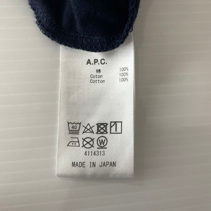 【中古品】【メンズ】 A.P.C. アーペーセー STANDARD GRAND VPC S/S TEE 25082-1-97881 スタンダード グランド ショートスリーブ Tシャツ 半袖 トップス 141-260820-ko-01-teih サイズ：S カラー：ネイビー 万代Net店