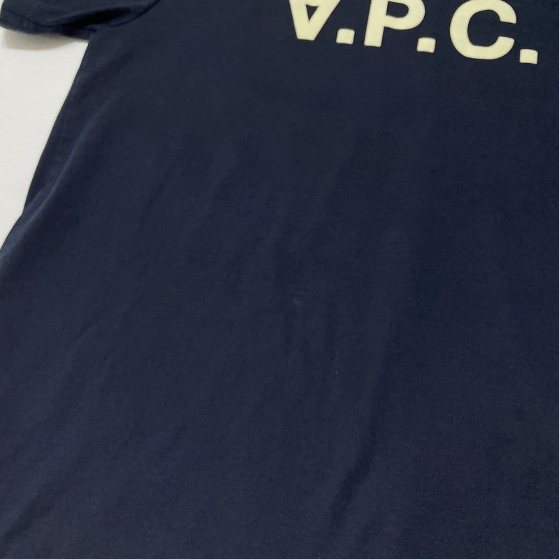 【中古品】【メンズ】 A.P.C. アーペーセー STANDARD GRAND VPC S/S TEE 25082-1-97881 スタンダード グランド ショートスリーブ Tシャツ 半袖 トップス 141-260820-ko-01-teih サイズ：S カラー：ネイビー 万代Net店