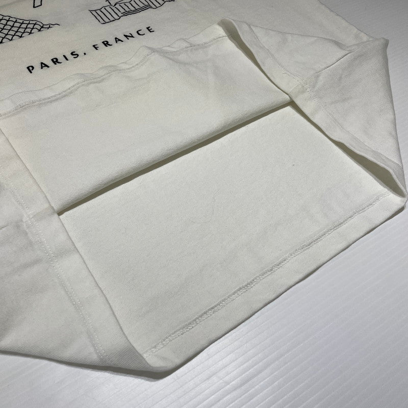 【現状渡し品】【メンズ】 A.P.C. アーペーセー PARIS S/S T-SHIRT 24245-1-93101 パリス ショートスリーブ Tシャツ 半袖トップス 141-260820-ko-02-teih サイズ：M カラー：ホワイト 万代Net店