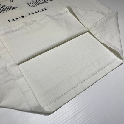 【現状渡し品】【メンズ】 A.P.C. アーペーセー PARIS S/S T-SHIRT 24245-1-93101 パリス ショートスリーブ Tシャツ 半袖トップス 141-260820-ko-02-teih サイズ：M カラー：ホワイト 万代Net店