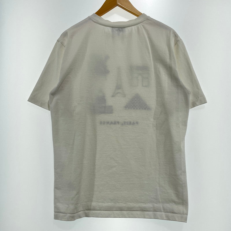 【現状渡し品】【メンズ】 A.P.C. アーペーセー PARIS S/S T-SHIRT 24245-1-93101 パリス ショートスリーブ Tシャツ 半袖トップス 141-260820-ko-02-teih サイズ：M カラー：ホワイト 万代Net店