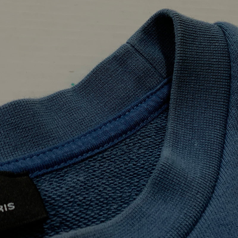 【中古品】【レディース】 A.P.C. アーペーセー V.P.C. LOGO CREWNECK SWEAT SHIRT アーペーセー ロゴ クルーネック スウェット シャツ 長袖 トップス トレーナー 168-260820-sa-08-tei サイズ：M カラー：ブルー 万代Net店