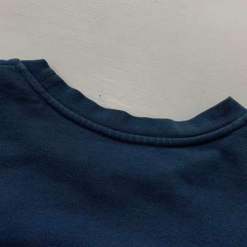 【中古品】【レディース】 A.P.C. アーペーセー V.P.C. LOGO CREWNECK SWEAT SHIRT アーペーセー ロゴ クルーネック スウェット シャツ 長袖 トップス トレーナー 168-260820-sa-08-tei サイズ：M カラー：ブルー 万代Net店