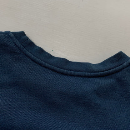 【中古品】【レディース】 A.P.C. アーペーセー V.P.C. LOGO CREWNECK SWEAT SHIRT アーペーセー ロゴ クルーネック スウェット シャツ 長袖 トップス トレーナー 168-260820-sa-08-tei サイズ：M カラー：ブルー 万代Net店