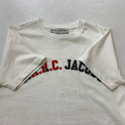 【中古品】【レディース】 MARC JACOBSS マイク ジェイコブス × A.P.C. アーペーセー SLIM FIT S/S TEE スリム フィット ショートスリーブ Tシャツ 半袖 トップス 168-260820-sa-07-tei サイズ：M カラー：ホワイト 万代Net店