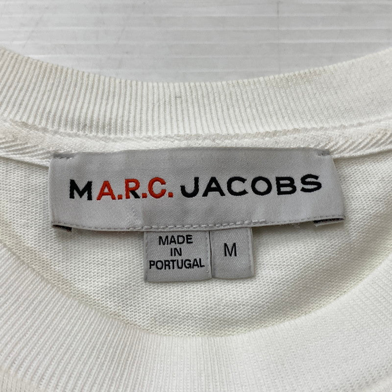 【中古品】【レディース】 MARC JACOBSS マイク ジェイコブス × A.P.C. アーペーセー SLIM FIT S/S TEE スリム フィット ショートスリーブ Tシャツ 半袖 トップス 168-260820-sa-07-tei サイズ：M カラー：ホワイト 万代Net店