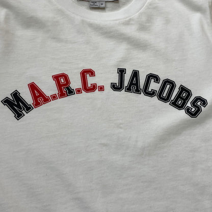 【中古品】【レディース】 MARC JACOBSS マイク ジェイコブス × A.P.C. アーペーセー SLIM FIT S/S TEE スリム フィット ショートスリーブ Tシャツ 半袖 トップス 168-260820-sa-07-tei サイズ：M カラー：ホワイト 万代Net店