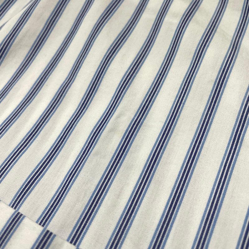 【中古品】【メンズ】 MARC JACOBS マークジェイコブス × A.P.C. アーペーセー 別注 コラボ STRIPE L/S SHIRT ストライプ ロングスリーブ シャツ 長袖 トップス ボタンダウン 141-260820-ko-07-teih サイズ：S カラー：ストライプ 万代Net店