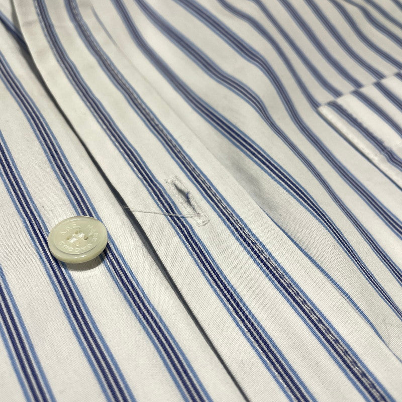 【中古品】【メンズ】 MARC JACOBS マークジェイコブス × A.P.C. アーペーセー 別注 コラボ STRIPE L/S SHIRT ストライプ ロングスリーブ シャツ 長袖 トップス ボタンダウン 141-260820-ko-07-teih サイズ：S カラー：ストライプ 万代Net店