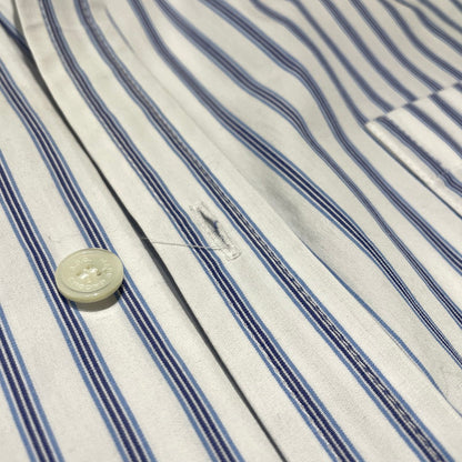 【中古品】【メンズ】 MARC JACOBS マークジェイコブス × A.P.C. アーペーセー 別注 コラボ STRIPE L/S SHIRT ストライプ ロングスリーブ シャツ 長袖 トップス ボタンダウン 141-260820-ko-07-teih サイズ：S カラー：ストライプ 万代Net店