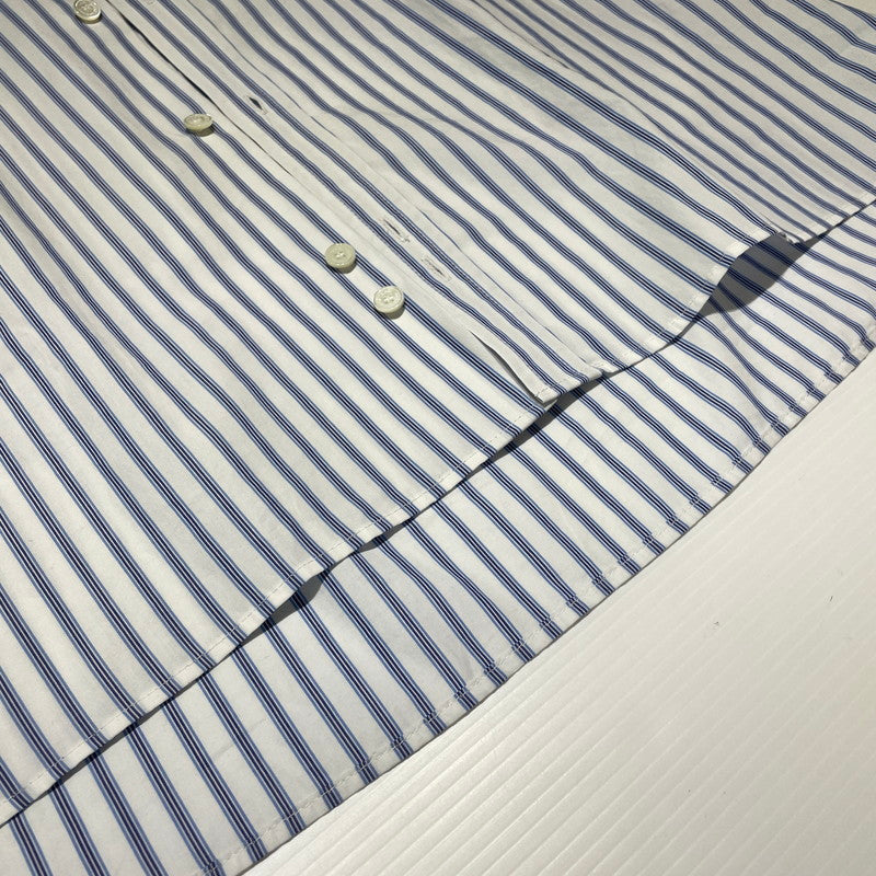 【中古品】【メンズ】 MARC JACOBS マークジェイコブス × A.P.C. アーペーセー 別注 コラボ STRIPE L/S SHIRT ストライプ ロングスリーブ シャツ 長袖 トップス ボタンダウン 141-260820-ko-07-teih サイズ：S カラー：ストライプ 万代Net店