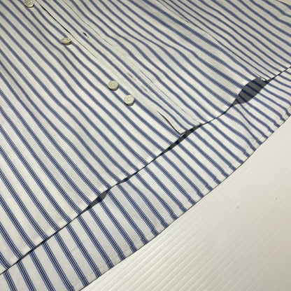 【中古品】【メンズ】 MARC JACOBS マークジェイコブス × A.P.C. アーペーセー 別注 コラボ STRIPE L/S SHIRT ストライプ ロングスリーブ シャツ 長袖 トップス ボタンダウン 141-260820-ko-07-teih サイズ：S カラー：ストライプ 万代Net店