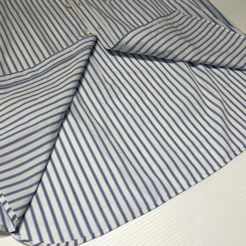 【中古品】【メンズ】 MARC JACOBS マークジェイコブス × A.P.C. アーペーセー 別注 コラボ STRIPE L/S SHIRT ストライプ ロングスリーブ シャツ 長袖 トップス ボタンダウン 141-260820-ko-07-teih サイズ：S カラー：ストライプ 万代Net店