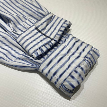 【中古品】【メンズ】 MARC JACOBS マークジェイコブス × A.P.C. アーペーセー 別注 コラボ STRIPE L/S SHIRT ストライプ ロングスリーブ シャツ 長袖 トップス ボタンダウン 141-260820-ko-07-teih サイズ：S カラー：ストライプ 万代Net店