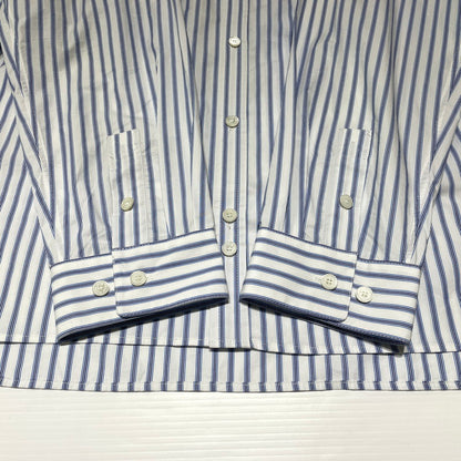 【中古品】【メンズ】 MARC JACOBS マークジェイコブス × A.P.C. アーペーセー 別注 コラボ STRIPE L/S SHIRT ストライプ ロングスリーブ シャツ 長袖 トップス ボタンダウン 141-260820-ko-07-teih サイズ：S カラー：ストライプ 万代Net店