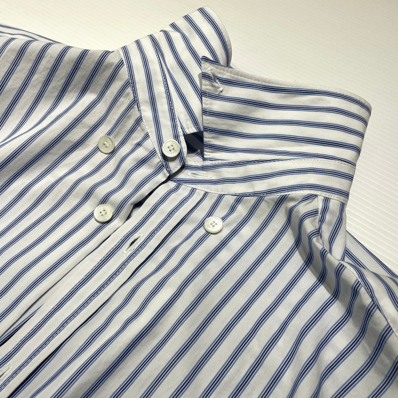 【中古品】【メンズ】 MARC JACOBS マークジェイコブス × A.P.C. アーペーセー 別注 コラボ STRIPE L/S SHIRT ストライプ ロングスリーブ シャツ 長袖 トップス ボタンダウン 141-260820-ko-07-teih サイズ：S カラー：ストライプ 万代Net店
