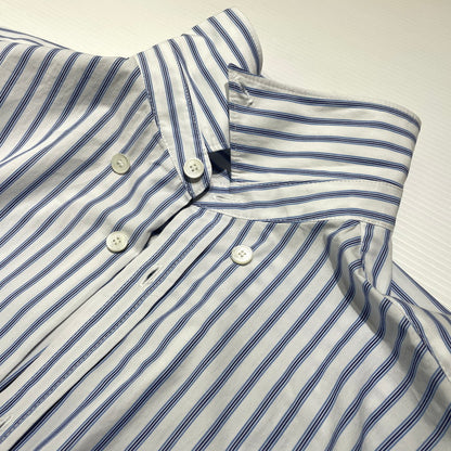 【中古品】【メンズ】 MARC JACOBS マークジェイコブス × A.P.C. アーペーセー 別注 コラボ STRIPE L/S SHIRT ストライプ ロングスリーブ シャツ 長袖 トップス ボタンダウン 141-260820-ko-07-teih サイズ：S カラー：ストライプ 万代Net店