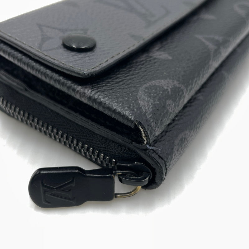 【中古品】【メンズ】 LOUIS VUITTON ルイ・ヴィトン M82771 ジッピー オーガナイザー モノグラム エクリプス リバース コインケース 財布 179-260820-yo-13-teih カラー：ブラック 万代Net店