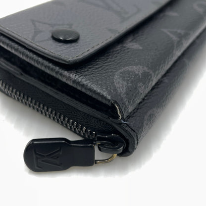 【中古品】【メンズ】 LOUIS VUITTON ルイ・ヴィトン M82771 ジッピー オーガナイザー モノグラム エクリプス リバース コインケース 財布 179-260820-yo-13-teih カラー：ブラック 万代Net店