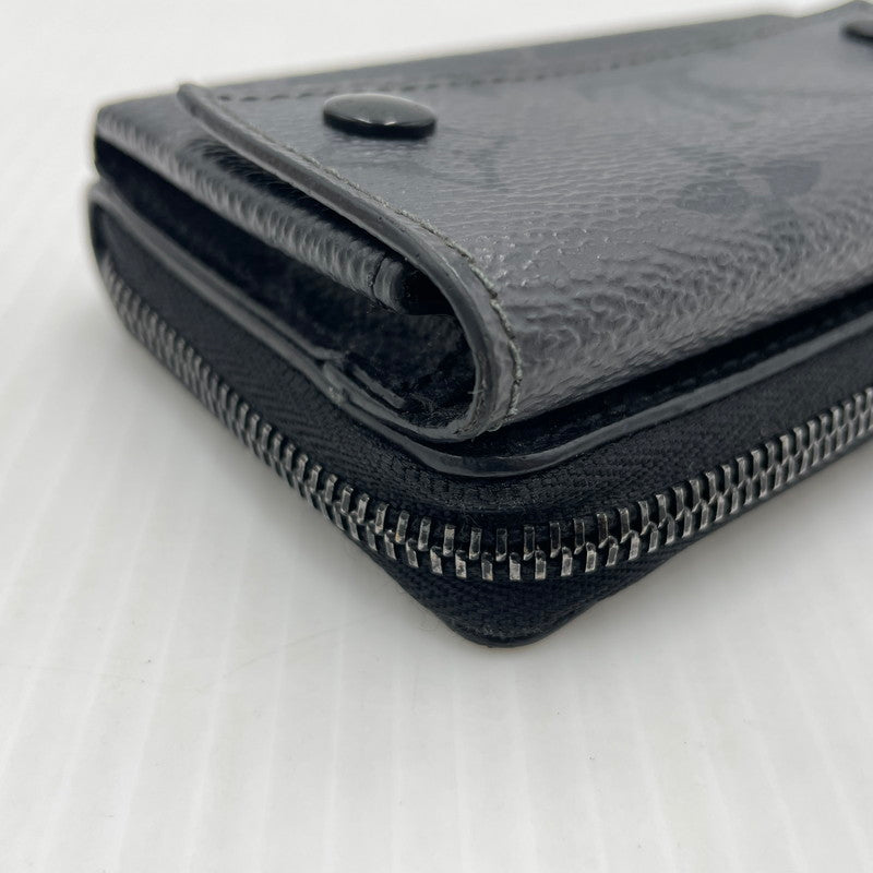 【中古品】【メンズ】 LOUIS VUITTON ルイ・ヴィトン M82771 ジッピー オーガナイザー モノグラム エクリプス リバース コインケース 財布 179-260820-yo-13-teih カラー：ブラック 万代Net店