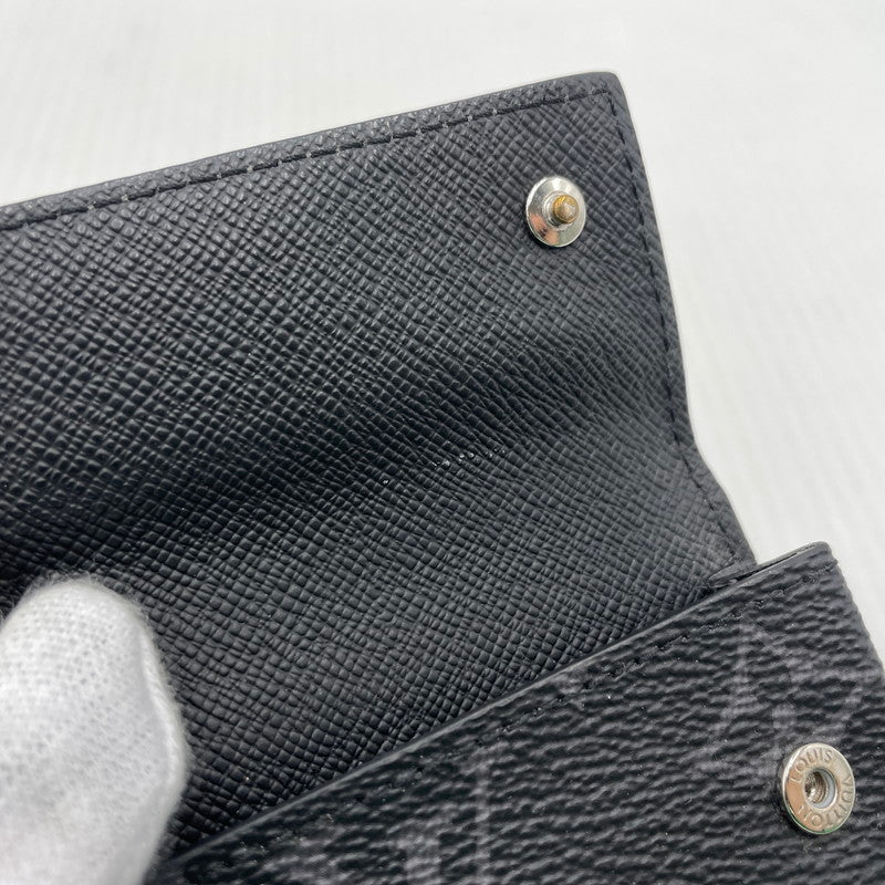 【中古品】【メンズ】 LOUIS VUITTON ルイ・ヴィトン M82771 ジッピー オーガナイザー モノグラム エクリプス リバース コインケース 財布 179-260820-yo-13-teih カラー：ブラック 万代Net店