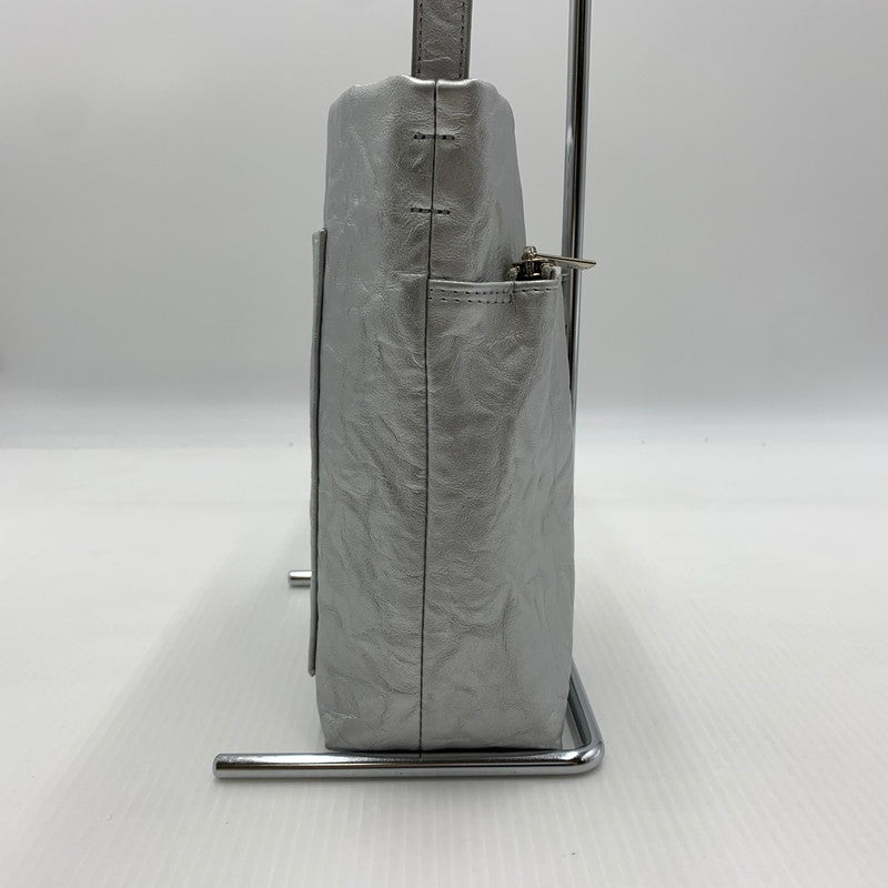 【中古品】【レディース】 ZUCCa ズッカ PO EMBOSS SHOULDER BAG エンボス ショルダーバッグ カバン 188-260822-ss-02-teih カラー：シルバー 万代Net店