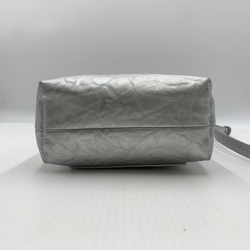 【中古品】【レディース】 ZUCCa ズッカ PO EMBOSS SHOULDER BAG エンボス ショルダーバッグ カバン 188-260822-ss-02-teih カラー：シルバー 万代Net店