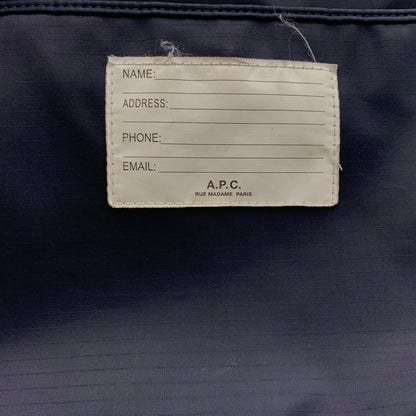 【中古品】【メンズ】 A.P.C. アーペーセー TRECK BUM BAG トレック バムバッグ カバン ショルダーバッグ 188-260822-ss-05-teih サイズ：M カラー：ネイビー 万代Net店