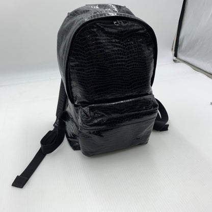【中古品】【メンズ】 COMME des GARCONS コムデギャルソン 18AW PU LEATHER BACKPACK GB-K202 レザーバックパック カバン リュック 188-260822-ss-03-teih カラー：ブラック 万代Net店