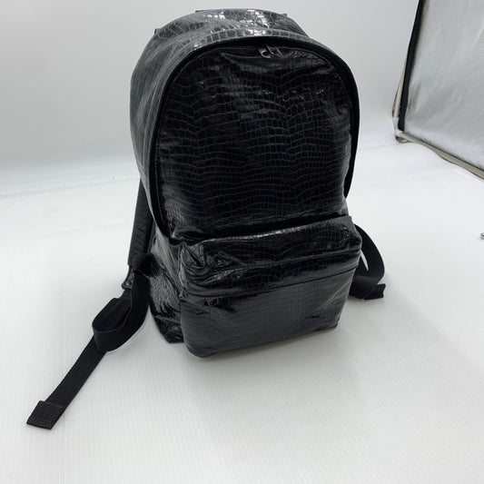 【中古品】【メンズ】 COMME des GARCONS コムデギャルソン 18AW PU LEATHER BACKPACK GB-K202 レザーバックパック カバン リュック 188-260822-ss-03-teih カラー：ブラック 万代Net店