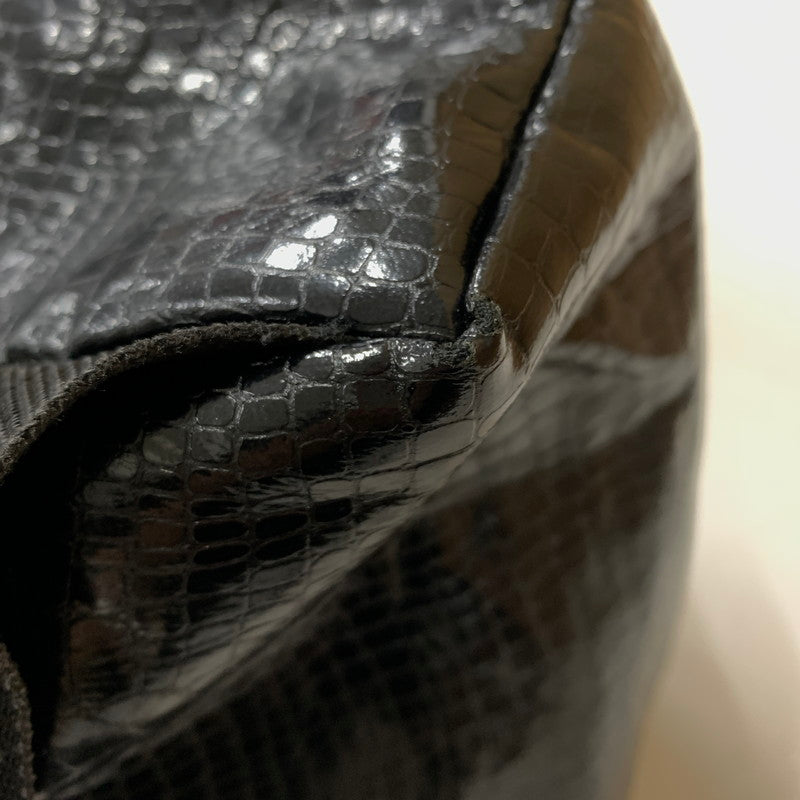 【中古品】【メンズ】 COMME des GARCONS コムデギャルソン 18AW PU LEATHER BACKPACK GB-K202 レザーバックパック カバン リュック 188-260822-ss-03-teih カラー：ブラック 万代Net店