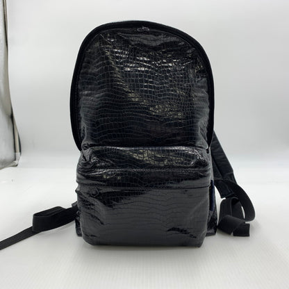 【中古品】【メンズ】 COMME des GARCONS コムデギャルソン 18AW PU LEATHER BACKPACK GB-K202 レザーバックパック カバン リュック 188-260822-ss-03-teih カラー：ブラック 万代Net店