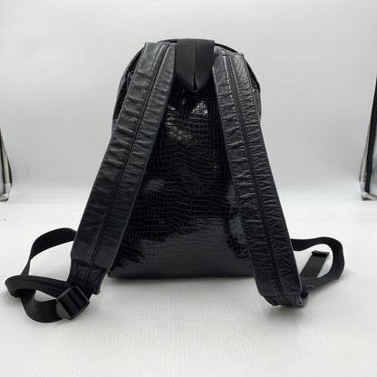 【中古品】【メンズ】 COMME des GARCONS コムデギャルソン 18AW PU LEATHER BACKPACK GB-K202 レザーバックパック カバン リュック 188-260822-ss-03-teih カラー：ブラック 万代Net店