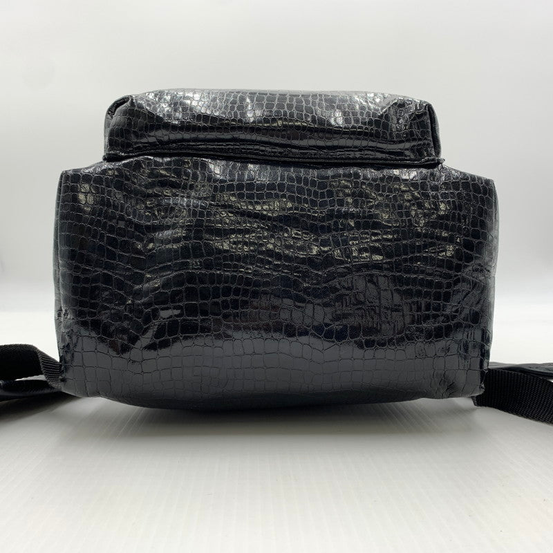 【中古品】【メンズ】 COMME des GARCONS コムデギャルソン 18AW PU LEATHER BACKPACK GB-K202 レザーバックパック カバン リュック 188-260822-ss-03-teih カラー：ブラック 万代Net店