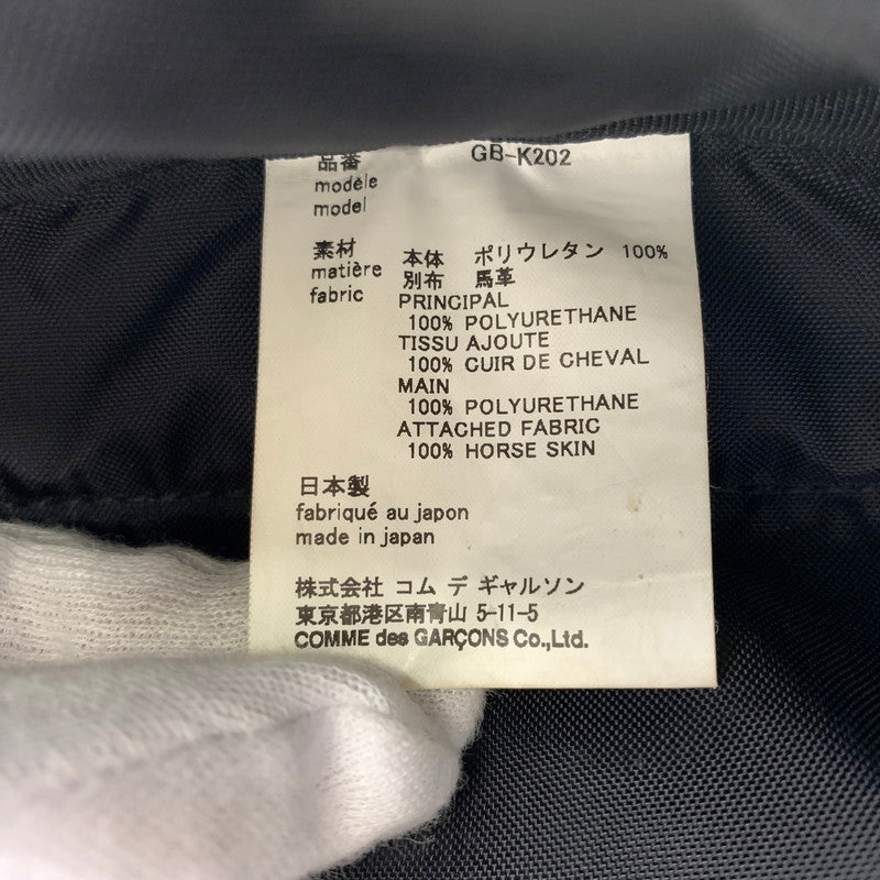 【中古品】【メンズ】 COMME des GARCONS コムデギャルソン 18AW PU LEATHER BACKPACK GB-K202 レザーバックパック カバン リュック 188-260822-ss-03-teih カラー：ブラック 万代Net店