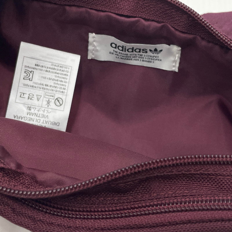 【中古品】【メンズ】 ADIDAS アディダス BODY BAG ボディー バッグ カバン 188-260817-sa-18-teih カラー：ボルドー 万代Net店